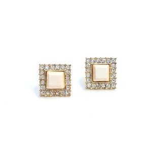 Diamond Earrings in White